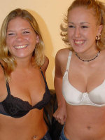 Ginger and Victoria in underwear