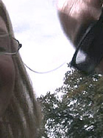 Horny blonde British streetslut in red latex fucked hard