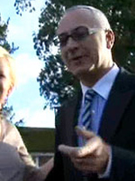 Filthy blonde British slut enjoys an old big stiffy cock