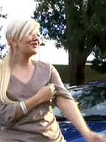 Cheap blonde British slut stuffed by a dirty old senior