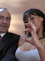 British ebony slut gets boned anal by an old horny humper