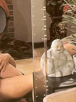 Two hairy seventies ladies sharing two big stiffy dicks