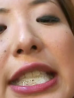 Horny Japanese blowjob teen is snowballing large cumshot