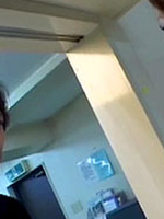 Horny Japanese teen nurse jerking the patients dick for cum