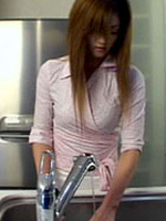Japanese teenager pleasing her own thight dripping pussy