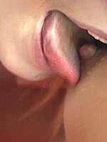 Horny lesbian girls licking each others tight wet snatch