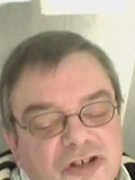 Naughty teenage redhead sucking of a senior on the toilet