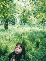 Petite teenage brunette showing her firm but tiny titties